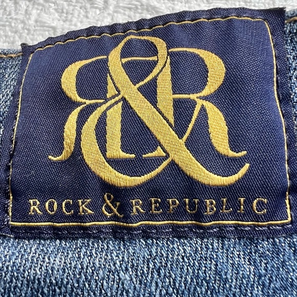 ROCK & REPUBLIC STINGER DENIM JEAN SHORTS - Picture 10 of 15